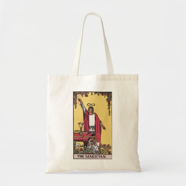 Bolso De Tela Tarjeta Tarot - El mago (Frente)