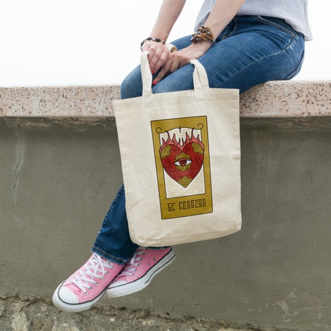 Bolso De Tela Tarjeta Tarot Ojo En El Corazón (Subido por el creador)