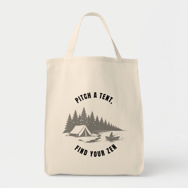 Bolso De Tela Tarjeta Zen Camper (Frente)