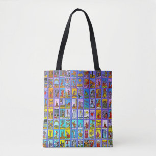 Bolso De Tela Tarjetas Tarot