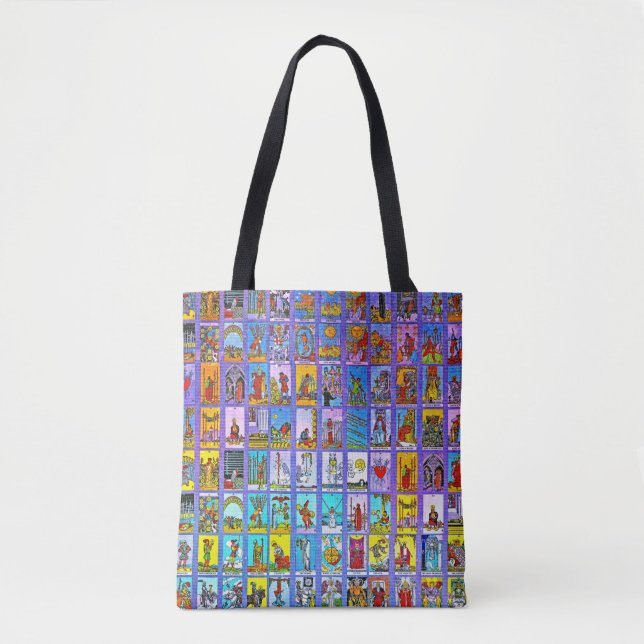 Bolso De Tela Tarjetas Tarot (Anverso)