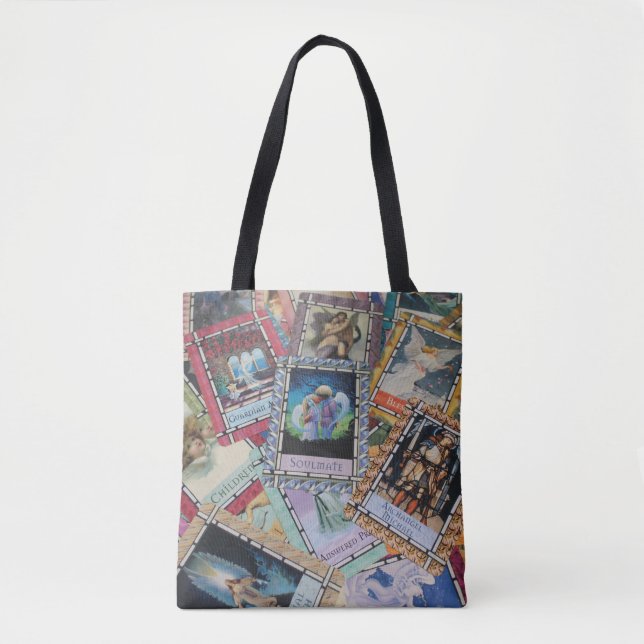 Bolso De Tela tarot cards tote bag (Anverso)