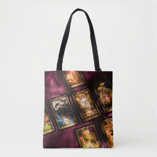 Bolso De Tela tarot cards tote bag