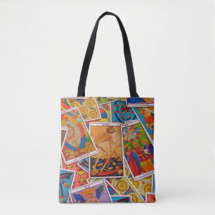 Bolso De Tela tarot cards tote bag