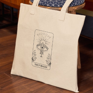 Bolso De Tela Tarot Celestial Mistical Evil Holographic