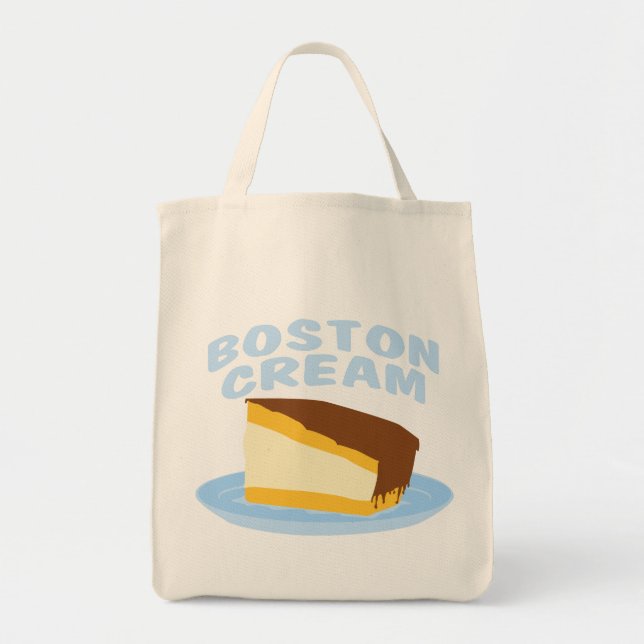 Bolso De Tela Tarta de crema de Boston (Frente)