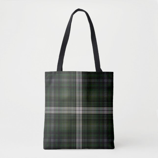 Bolso De Tela Tartán (Anverso)
