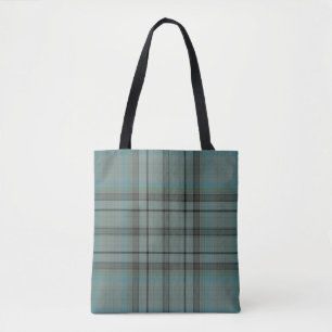 Bolso De Tela Tartán