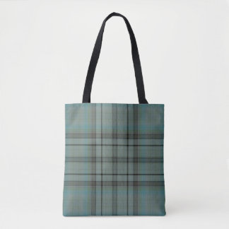 Bolso De Tela Tartán