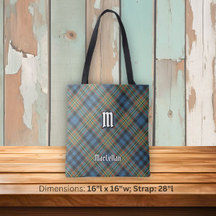 Bolso De Tela Tartan Antiguo del Clan MacLellan