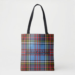 Bolso De Tela Tartán de Anderson del clan
