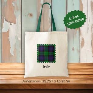 Bolso De Tela Tartan de caza del clan Leslie