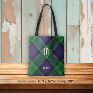 Bolso De Tela Tartan de caza del clan Leslie