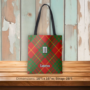 Bolso De Tela Tartan del Clan Cameron