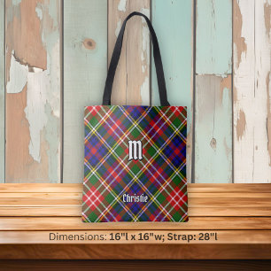 Bolso De Tela Tartan del Clan Christie
