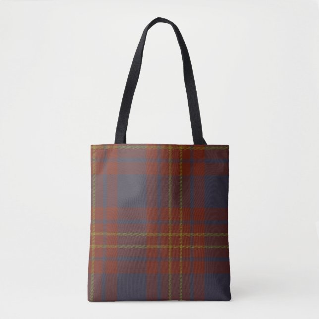 Bolso De Tela Tartán del clan del mayordomo (Anverso)