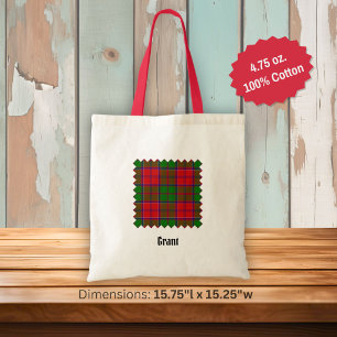 Bolso De Tela Tartan del Clan Grant