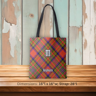 Bolso De Tela Tartan del Clan Hepburn