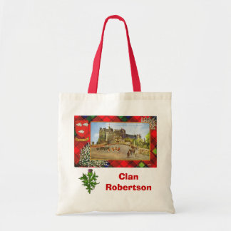 Bolso De Tela Tartán escocés, clan Robertson