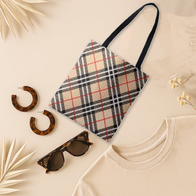 Bolso De Tela Tartan Layered Checker (Subido por el creador)