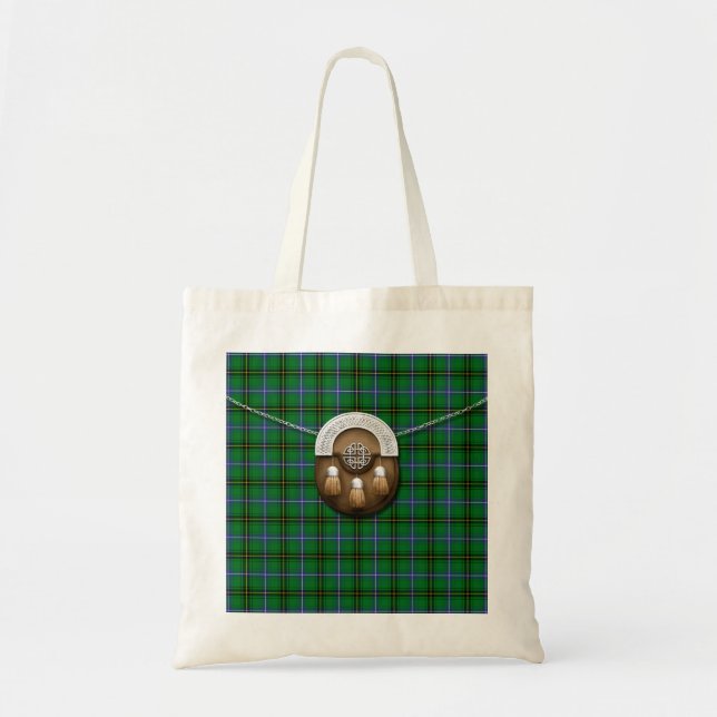 Bolso De Tela Tartán y escarcela de los montañeses de Escocia de (Frente)