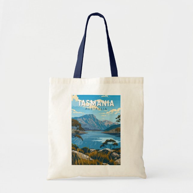 Bolso De Tela Tasmania Australia Viaje al arte (Frente)