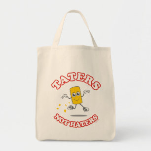 Bolso De Tela Taters Not Haters