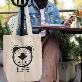 Bolso De Tela Tatsu Dragon Zodiac Geométrico