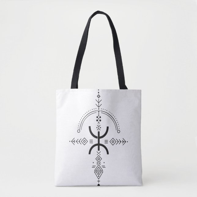 Bolso De Tela tatuaje amazigh (Anverso)