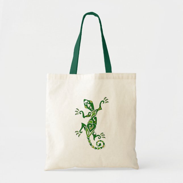 Bolso De Tela Tatuaje del lagarto (Frente)
