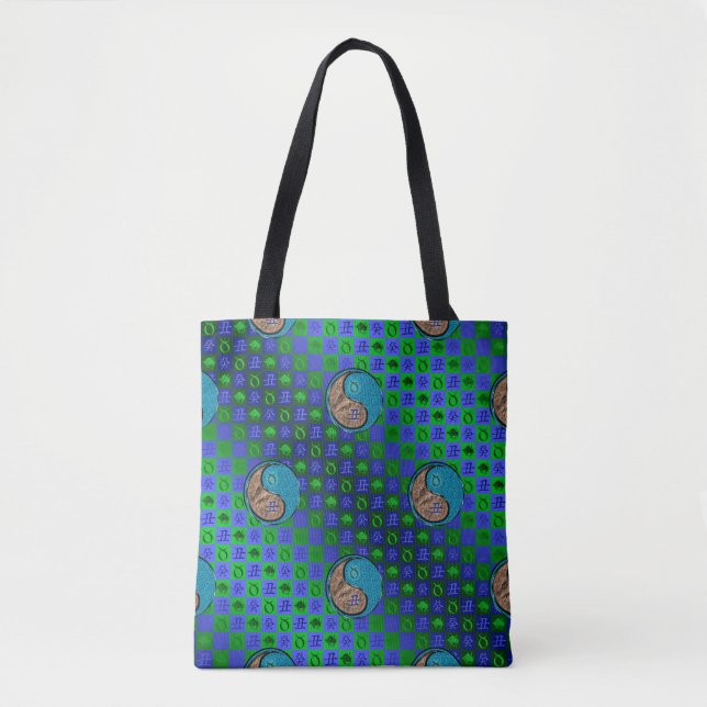 Bolso De Tela Tauro & Buey de Agua (Anverso)