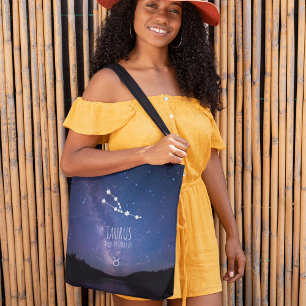 Bolso De Tela Tauro   Constelación zodiaca personalizada
