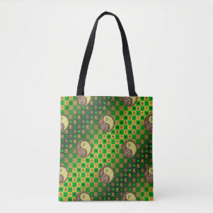 Bolso De Tela Tauro y caballo Metalizado