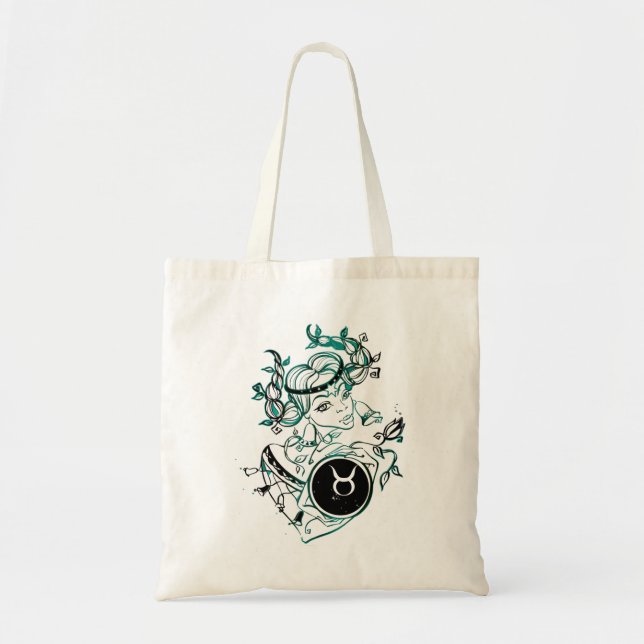 Bolso De Tela Taurus Art Deco Lady (Frente)
