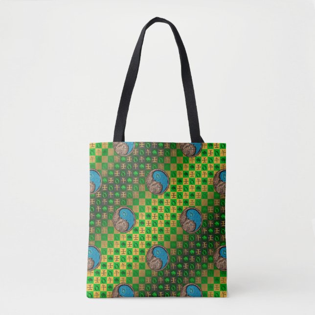 Bolso De Tela Taurus y Caballo de Agua (Anverso)