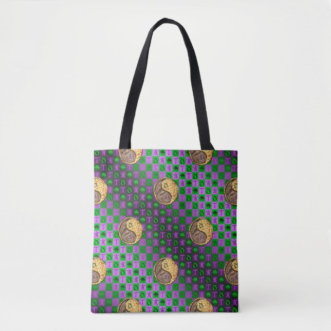 Bolso De Tela Taurus y Fire Boar (Anverso)