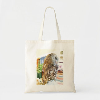 Bolso De Tela Tawny owl tote bag