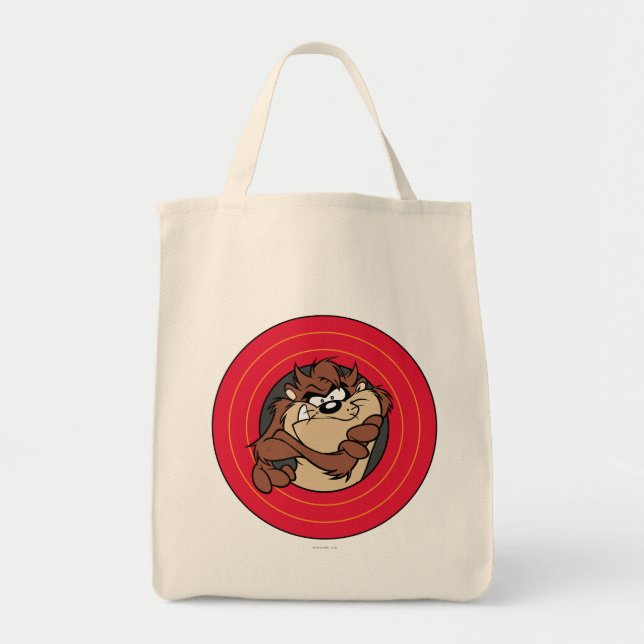 Bolso De Tela TAZ™ a través de los círculos LOONEY TUNES™ (Frente)