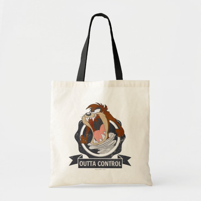 Bolso De Tela TAZ™ Fuera de Control (Frente)