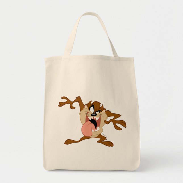 Bolso De Tela TAZ™ | Sacar su lengua (Frente)