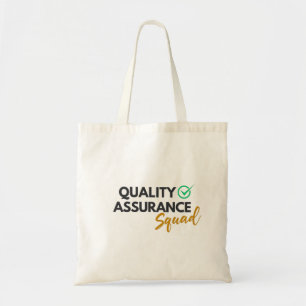 Bolso De Tela Taza del Equipo de Control de Calidad - Squad de A