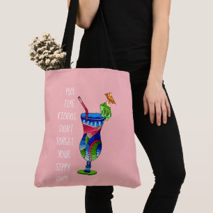 Bolso De Tela Taza para adultos (rosa), Playa linda