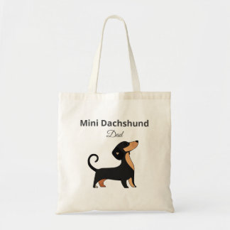 Bolso De Tela Taza Regalo para Papá de Dachshund Miniatura para