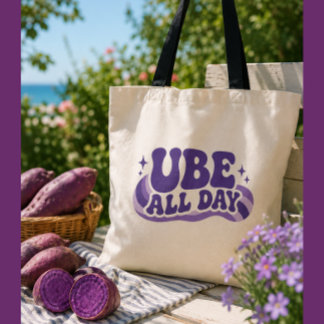 Bolso De Tela Taza Ube Todo el Día