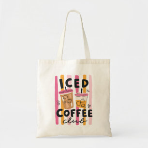 Bolso De Tela Tazas de café rosadas lindas diseño de café de ver