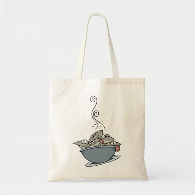 Bolso De Tela Tazón de clavos (Frente)