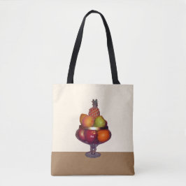 Bolso De Tela Tazón de frutas con soporte