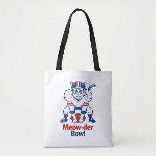 Bolso De Tela Tazón Meow-der 
