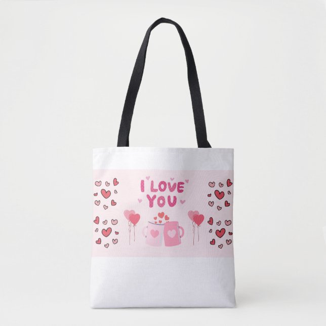 Bolso De Tela Te Amo (Anverso)