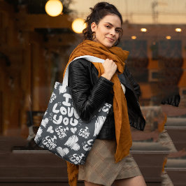 Bolso De Tela Te amo